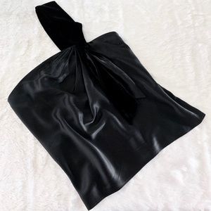 Ann Taylor black silk top 6